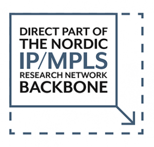 Direct part of the nordic IP/MPLS research network backbone