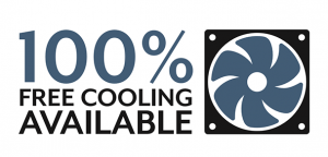 100% Free cooling available