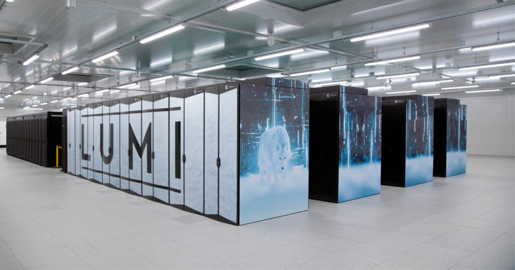 LUMI, Europe's most powerful supercomputer, is solving global