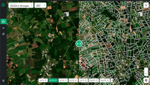 Screenshot from DigiFarm`s solution